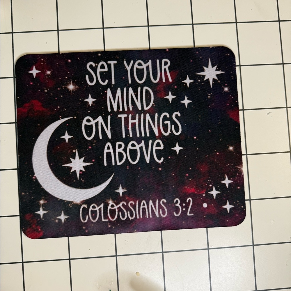 Inspirational Galaxy Mouse Pad